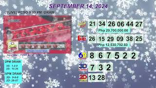 [LIVE] PCSO 9:00 PM DRAW - SEPTEMBER 14, 2024 LOTTO RESULTS