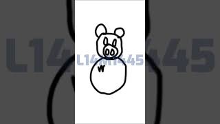 How to draw a pig song (not mine) #shorts