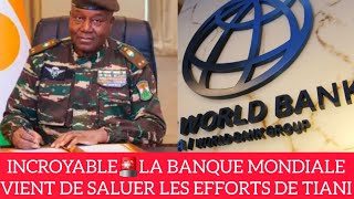 #NIGER : ENORME #BAISSE DE LA #PAUVRETÉ, LA BANQUE MONDIALE FÉLICITE LE GÉNÉRAL #TIANI