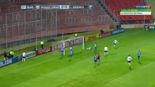 GODOY CRUZ 0 X 1 GRÊMIO - GOL - LIBERTADORES 2017