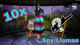 Fortnite 10x Spy Llama Opening