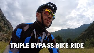 Biking over 3 mountain passes! // Triple Bypass 2022