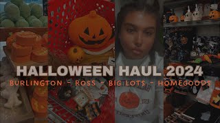 HALLOWEEN DECOR SHOPPING HAUL FOR 2024 | BIG LOTS - ROSS - HomeGoods and more #halloweendecor #haul