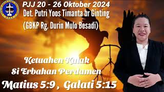 Bahan PJJ 20-26 Oktober 2024 | Ketuahen Kalak Si Erbahan Perdamen | Det. Putri Yoos T. br Ginting