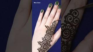 Beautiful Backhand Floral mehndi design #mehndi #mehndidesigns #nimrazaman