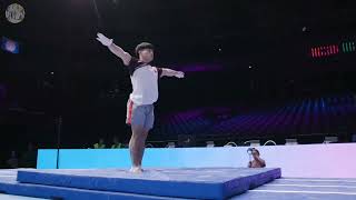 Carlos Yulo PHI🇵🇭 - VAULT - Podium Training - 2023 World Championships Antwerp