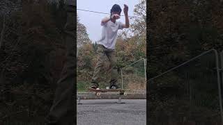 Mini rail sesh on lunch break 5050 to weird rewind thn 180 out what is it? #skateboarding #fyp