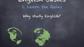 English Basics: 1. Learn the Rules