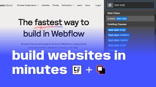 Build Webflow website in seconds using Relume Library and Client-First