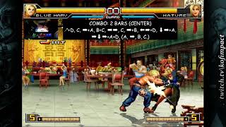 KOF2002UM - Blue mary combo (tutorial) 2 barras *keyboard