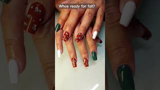 Early Fall Nail 2024 Autumn ! #nailart #gelxnailtech #gelxnails