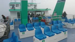 Gosport ferry crossing Portsmouth Harbour (Foggy)