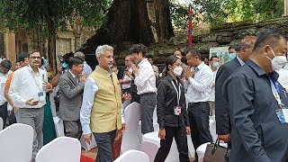 S Jaishankar & Vice President of India Convoy in Cambodia 🇰🇭 #youtubeshorts #shorts #shortvideo