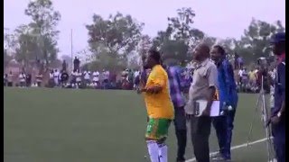 Bishop Okon Dribbles Jay-Jay Okocha in live Match in Abuja  by Udandigbo