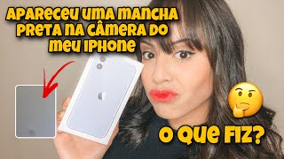 APARECEU UMA MANCHA PRETA NA CÂMERA DO MEU IPHONE por @clickdaju