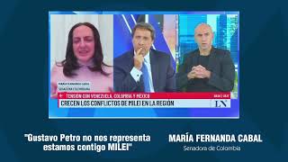 "ASESINO TERRORISTA" MILEI A PETRO