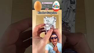 TELUR ATAU KINDER JOY ‼️ #candy #satisfying #kinderjoy #kinder #unboxing #art