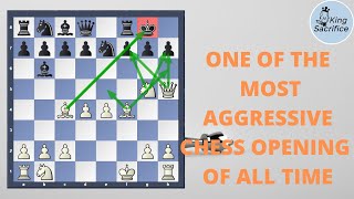 The aggressive 🔥 Kings gambit accepted 🔥| chess tricks.