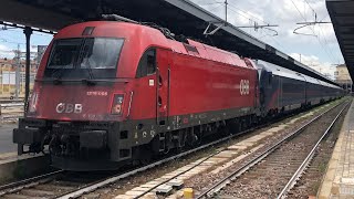 IL NUOVISSIMO TRENO delle FERROVIE AUSTRIACHE NIGHJET2.0 di RITORNO dalle CP tra BOLOGNA e R.EMILIA!