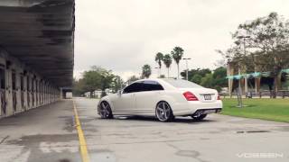 Mercedes Benz S63 AMG on 22 Vossen