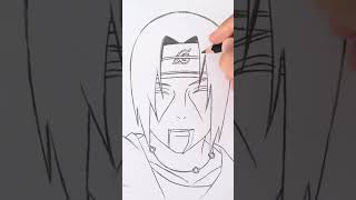 Itachi drawing #anime #drawing #art #artworld #shortvideo