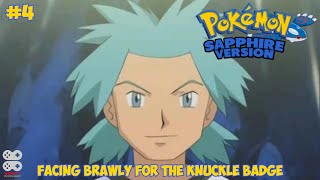 Pokémon Sapphire (Game Boy Advance) - Facing Brawly for the Knuckle Badge