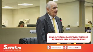 Urna eletrônica é auditável e discurso de fraude é para justificar golpe