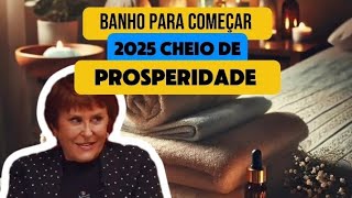 Banho para começar 2025 cheio de prosperidade.