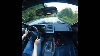 Toyota MR2 AW11 driving scene