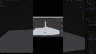 Light House Modeling In Blender Part-02-mds design #shorts 🗼