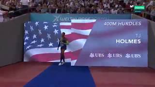 Men's 400m hurdles final Zurich Diamond League 2019