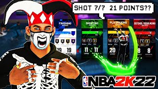 BEST JUMPSHOT AND SHOOTING BADGES IN NBA 2K22 FOR 2 WAY SLASHING PLAYMAKER 100% GREENLIGHT EASY QUE!