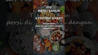 ide menu diet sahur #viral #shorts #short #health #diet #food