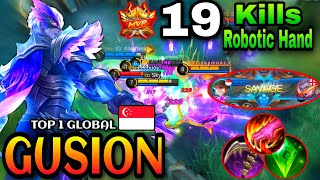 Gusion Smooth Dash Dagger Combo Savage |Gusion Gameplay| |Top Global| |Best Build| By: SkyWee -MLBB‌