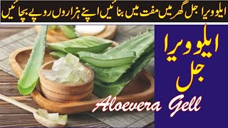 Homemade alovera gell | alovera gell | fresh alovera gell | Alovera |