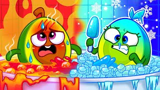 Hot VS Cold 🔥🧊 Bubble Bath Song + More Kids Songs and Nursery Rhymes by VocaVoca🥑