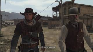 Red Harlow helps out the Marshall - Red Dead Redemption (model swap)