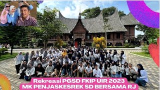 Rekreasi MK Penjaskesrek SD 2023 Bukittinggi, Wisata Mande, Pdg, Kebun Teh, Danau Kembar n singkarak