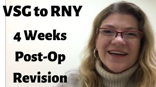 4 Week Revision Update! VSG to RNY / 95 Lbs Down! Stall or Done? /Incisions / Vitamins || PatchMD🌷