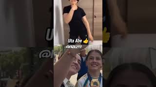 📹UTA ABE 👍 Diyora ❤️🇺🇿 muxlislari 10 000 like yigʻa olamizmi #judo #uta #Abe #Diyora #paris2024 #rek