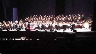 Un'estate da Re. Reggia di Caserta 4 luglio 2016. Il Maestro Pappano orchestra e coro Santa Cecilia