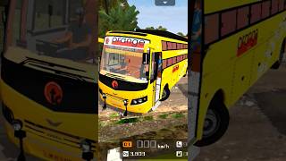 Orange Travels 😱😱 driving// Bus simulator Indonesia #shorts #viral