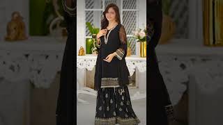 Black dresses by AINA ASIF 😎#shorts #ainaasif #aajzi #trending #blackdress