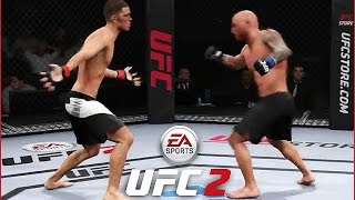 Nate Diaz Stockton Slap The Shit Outta Joe Rogan ☆EA SPORTS™ UFC® 2☆