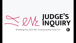 Breaking the 2023 SEC Championship Vault Tie