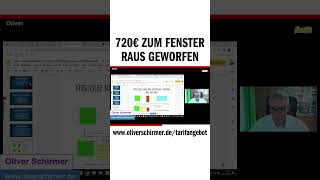 720€ zum Fenster raus geworfen