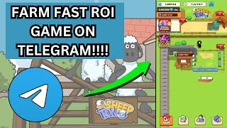 FARMING PAYING TON EVERY DAY! TON SHEEP TELEGRAM BOT #nftgame  #gamenft #playtoearn #telegrambot