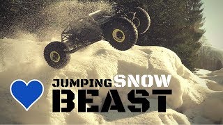 LOSI ROCK REY 1:10 - MODIFY RC ROCK RACER - jumping SNOW BEAST