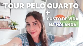 CUSTO DE VIDA NA HOLANDA EM 2022 + TOUR PELO NOSSO NOVO QUARTO | Quanto Gastamos Por Mês Na Holanda