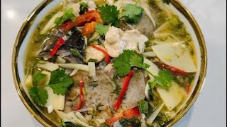 Cách khử tanh ,đầu và đuôi cá chép nấu với măng chua cực ngon / Carp with sour bamboo shoots